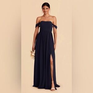 Birdy Grey Navy Strapless Dress